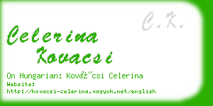 celerina kovacsi business card